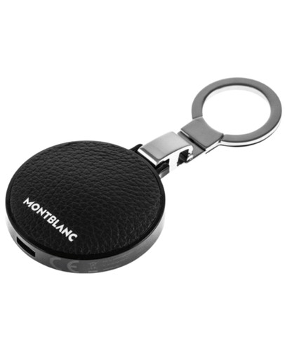 with tags  Montblanc Meisterstuck Soft Grain Leather Etag Key Fob 114197 G2U