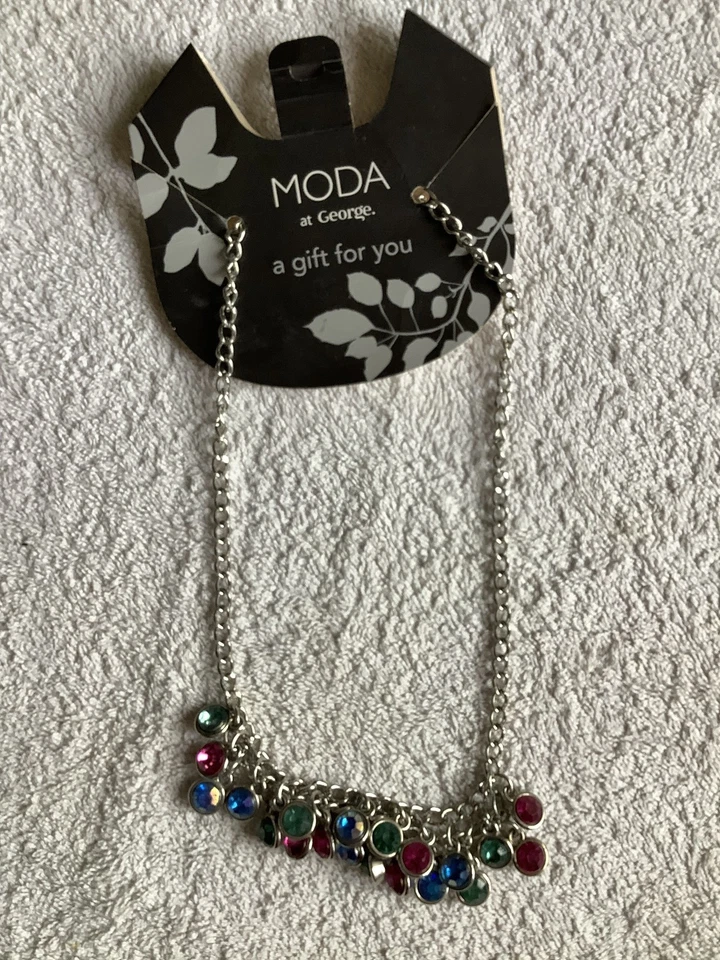 Stunning Necklace with multicoloured Stones - Moda from George - New - Image 2 of 4