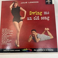 Julie London - Swing Me An Old Song LP WHITE LABEL PROMO Mono Liberty LRP 3119