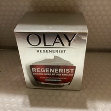 Olay Regenerist Micro-Sculpting Cream Hydrating Moisturizer Fragrance Free As Is