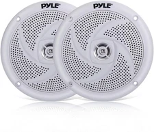 Pyle Marine Speakers - 5.25" 2 Way Waterproof& Watermresistant, 180 Watt