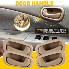 4pcs Handle Front Fit Door 1998 1999 2000 2001 2002 Toyota Corolla Chevy Prizm 4pcs Handle Front Fit Door 1998 1999 2000 2001 2002 Toyota Corolla Chevy Prizm