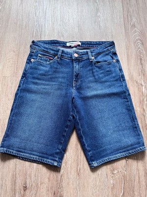 Jeans Bermuda blau Tommy Jeans Gr. 27 - NEU - Mid Rise Denim Bermuda