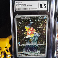 CGC 8.5 Magikarp 203/193 Paldea Evolved Illus...