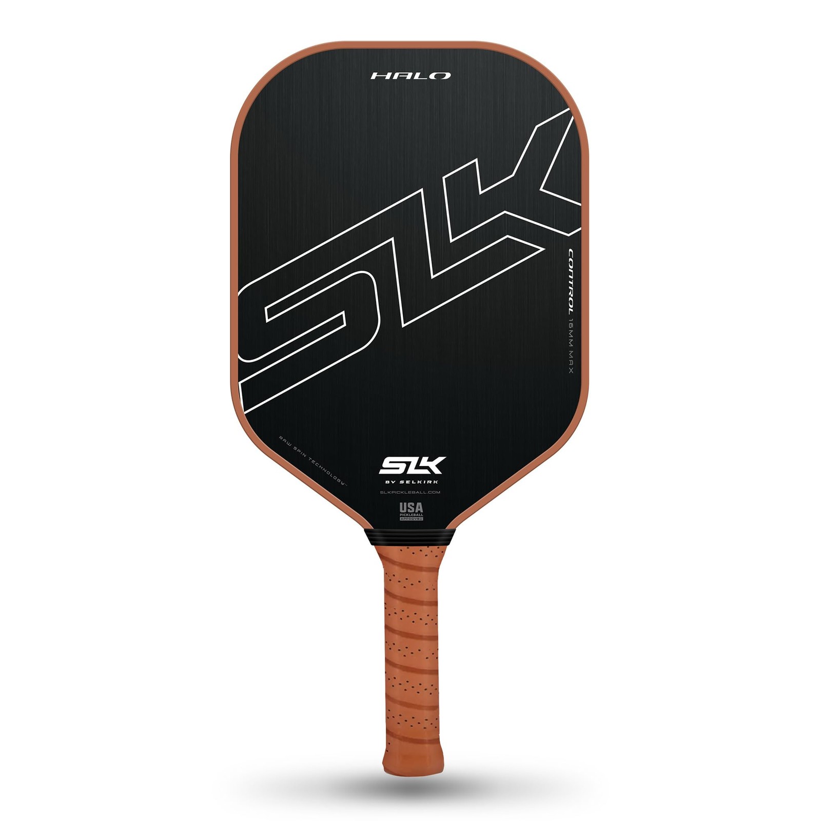 SLK Halo Control MAX Raw Carbon Fiber Pickleball Paddle