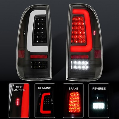 Full LED Tube Tail Lights Brake Lamp For 2008-2016 Ford F250 F350 F450 SuperDuty