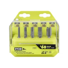 Straight Router Bit Set (5-Piece)