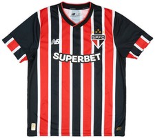 Maglia San Paolo 2024 Sao Paulo New Balance Away Football Shirt Originale