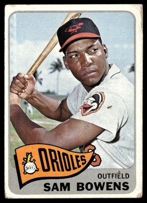 1965 Topps Sam Bowens Baltimore Orioles #188