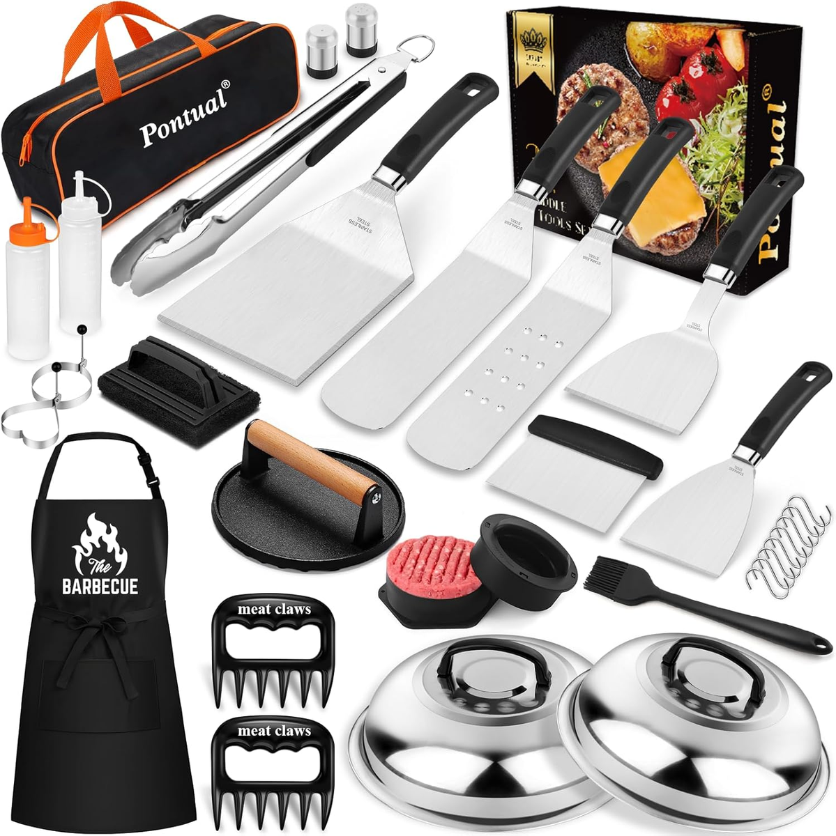 31PCS Griddle Accessories Kit for Blackstone, Flat Top Hibachi