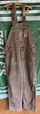 Vintage Carhartt R27 BRN RN14806 Overalls Bibs OG Bibs Overalls Size 42x30