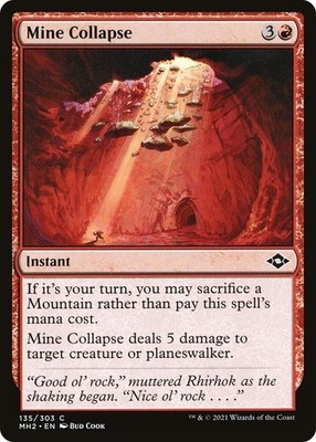 Mine Collapse x4, MTG Modern Horizons 2 C, 135 NM