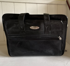 Samsonite Black Leather Laptop Briefcase Padd...