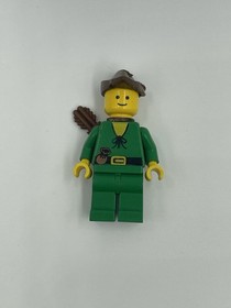 LEGO Castle Forestmen's Crossing (6071) Mini Figures, Horse And Baseplate