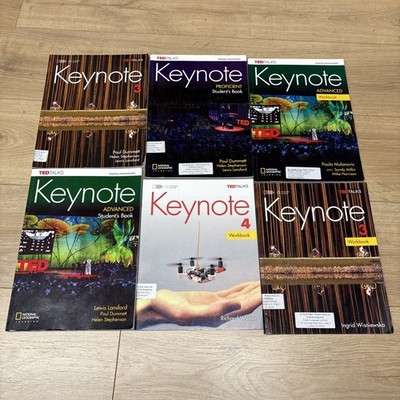 TED Talks Keynote Educational, Advanced, Book,English Students Book-SET (6) GOOD