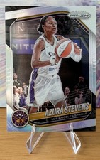 2025 Panini Prizm AZURA STEVENS Logo Silver Holo SP #64 Los Angeles Sparks WNBA