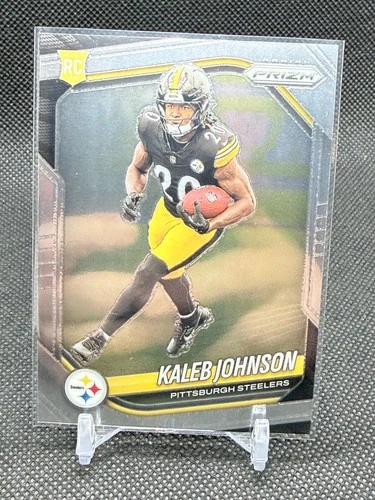 2025 Panini Prizm Kaleb Johnson ROOKIE #375 - Pittsburgh Steelers