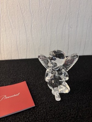 Ange Mit Verschränkten Händen Aus Kristall Von Baccarat