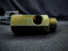 M14 Oil Fitting Pressure Tee M14x1.5 1/8 npt Crush Washer Included