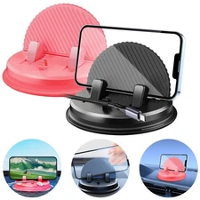 Universal Dashboard Car Phone Mount 360° Holder Anti-Slip Silicone for iPhone