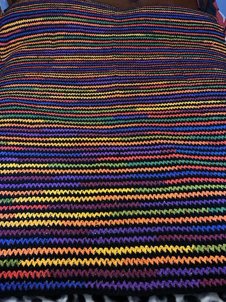 大号心形钩针毯 — 第 3/4 张图片