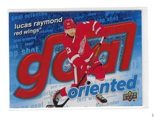 2025-26 Upper Deck Series 1 - Goal Oriented Speckle #GO-9 Lucas Raymond