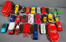 Metal Vehicles, Vintage to Modern, Various Manufacturers Lot of 25