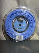 Mulinello originale Luxilon ALU Power 125 16 L 1,25 mm corda tennis 220 m 726 piedi blu ghiaccio