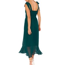 Claire Midi Dress - Show Me Your Mumu - XS - Emerald Chiffon