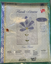 Quilt Blocks Collection Floral Breeze Fan Flower Block 8 New Sealed