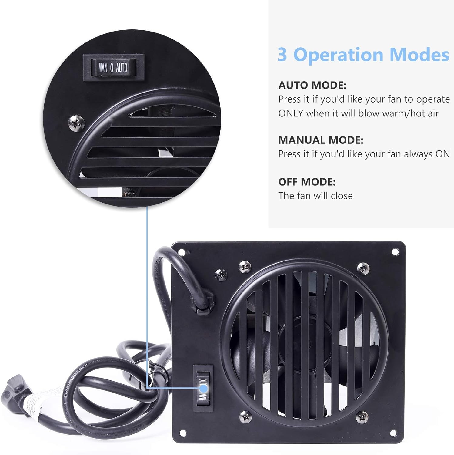 WHF100 Heater Fan Blower,Vent Free Wall Heater Fan WHF100 for DynaGlo,Mr. Heater