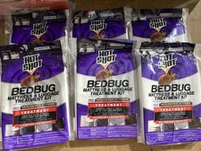 6 X HOT SHOT Bedbug Mattress/Luggage Treatment Kit All Mattress Incl. King