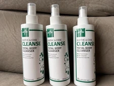 Lot of 3 MEDLINE Soothe & Cool Cleanse Total Body Cleanser No Rinse Spray 8 floz