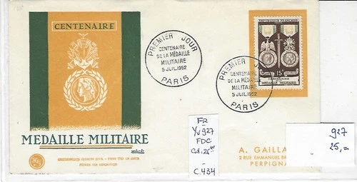 France; FDC Yv 927, Cat: € 25.00.  (C434) France
