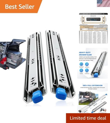 #ad Durable 12 Inch Heavy Duty Drawer Slides with Lock 30 Life Expectancy $82.73