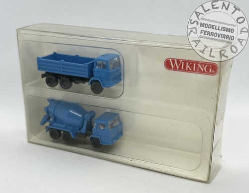 Wiking 9450421 - 1:160 N - set di 2 automezzi lavoro: betoniera e camion cassona | Zustand: Nuovo
