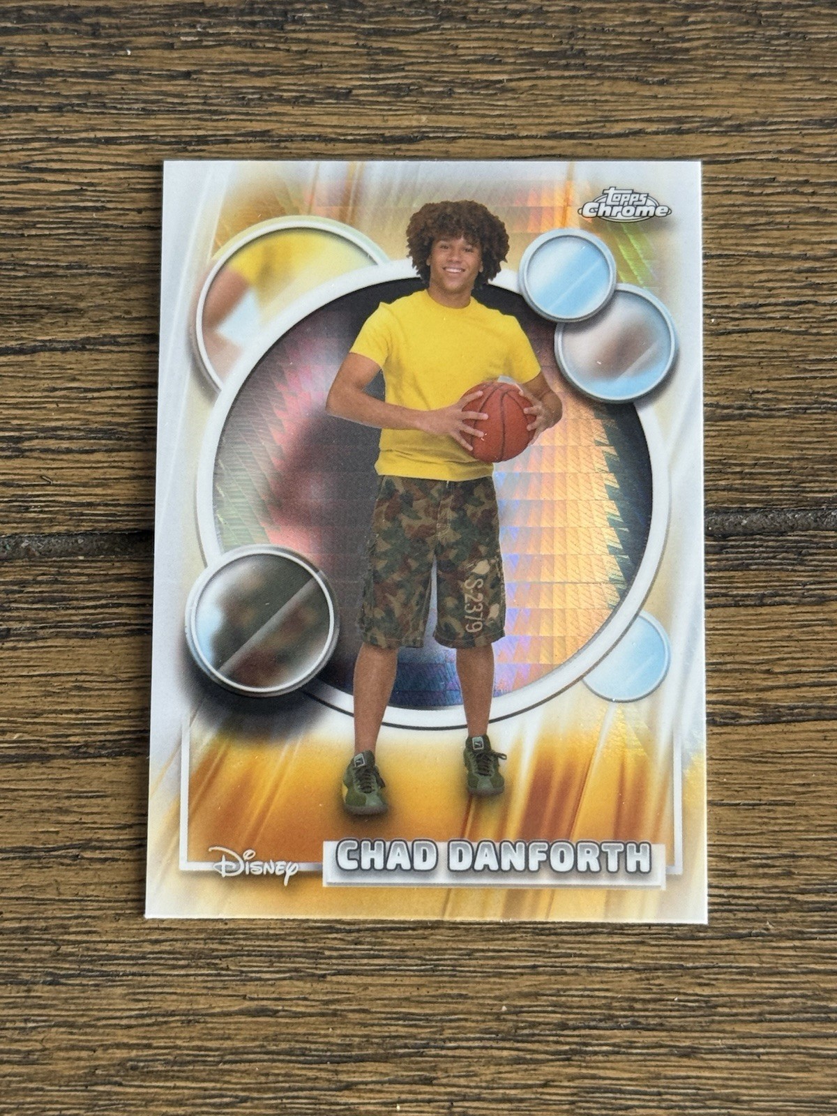 2026 Topps Chrome Disney Chad Danforth Prism Refractor Parallel #186