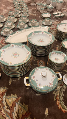 85 pieces zeh scherzer Bavaria us zone Dinner set. Made in Germany