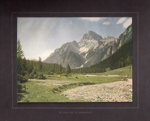 Die Hohe Gaisl near Schluderbach.
