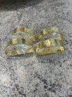 4er Set Serviettenringe gold