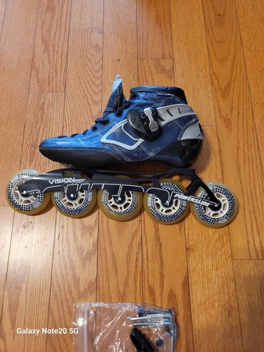 Powerslide Inline Skates Size 9 Parts Only Straps Broken - Picture 2 of 9
