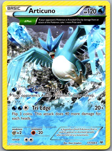 Articuno (17 Delta) 17/108 Roaring Skies Rare