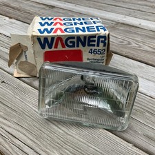 Vintage Wagner Rectangular Headlamp 12v No. 4652 Nos Original Open Box Vintage Wagner Rectangular Headlamp 12v No. 4652 Nos Original Open Box