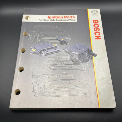 #ad #ad Bosch Parts Catalog Ignition Parts 1994 221106 $14.99