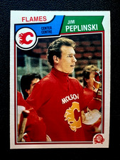 JIM PEPLINSKI 1983-84 O-PEE-CHEE NHL HOCKEY 83-84 #90 NRMINT+        76362