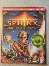 Sphinx And The Cursed Mummy Prima Official Strategy Guide PS2 GC Xbox