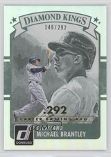 2016 Panini Donruss Diamond Kings Stat Line Career /292 Michael Brantley #8 0z8
