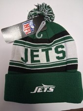 New York Jets Pom Beanie Boys One Size Team Apparel