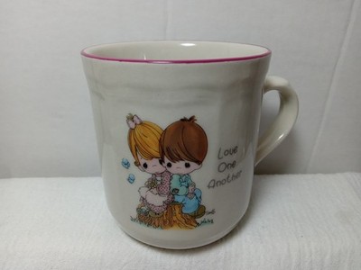 Vtg Precious Coffee Cup/Mug ''Love One Another''