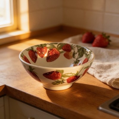 Emma Bridgewater England Fruit Strawberries French Bowl Vegetable Garden